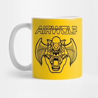 Airwolf Black Mug